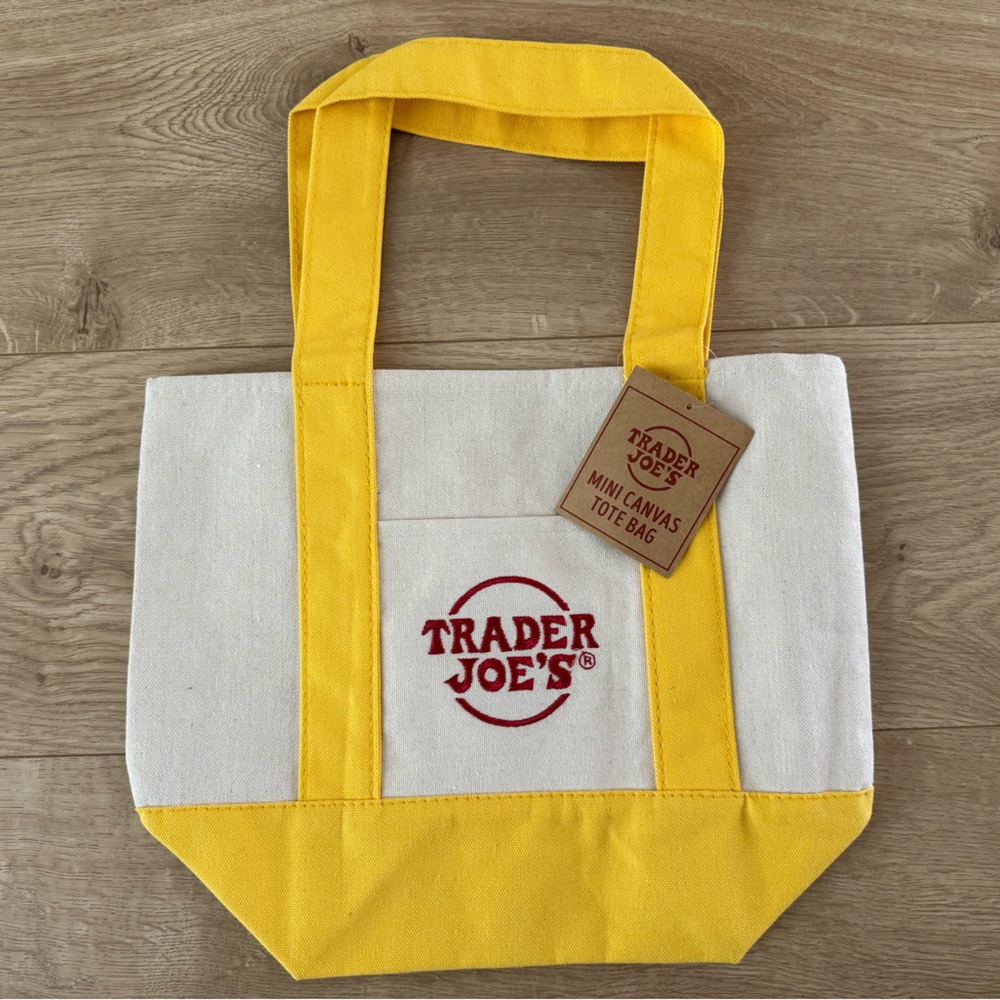 Trader Joe’s mini canvas tote
